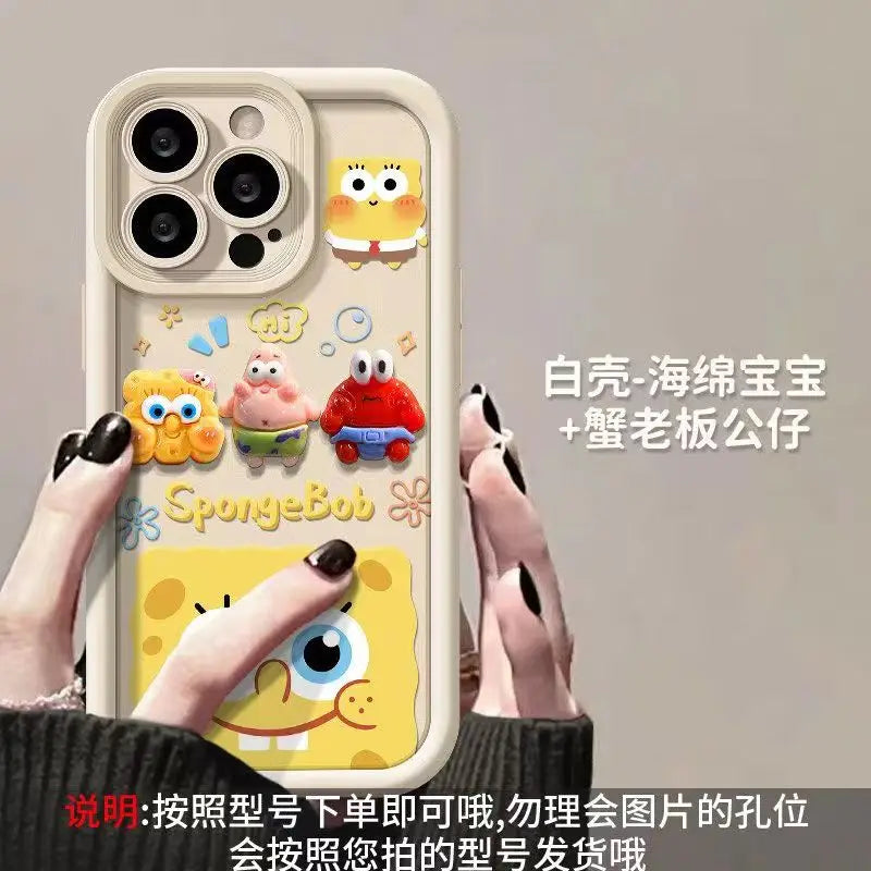Cute SpongeBob Dolls Phone Case Cover - Image 3