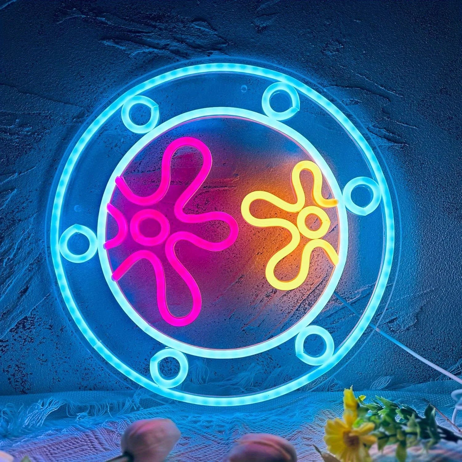 Ocean World Porthole Neon Light Sign