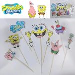 1 Set SpongeBob Cake Toppers