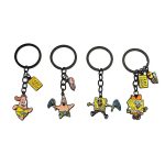 Anime SpongeBob SquarePants & Patrick Star Keychains