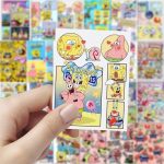 60PCS Anime Cartoon SpongeBob SquarePants