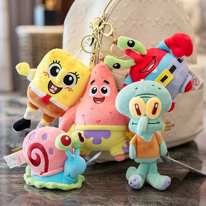 SpongeBob SquarePants Plush Toy Pendant Keychain - Image 2