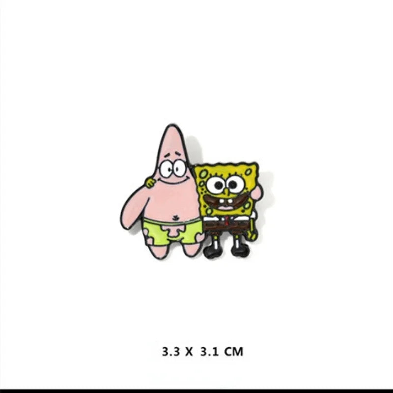 SpongeBob & Patrick Anime Alloy Brooches - Image 6