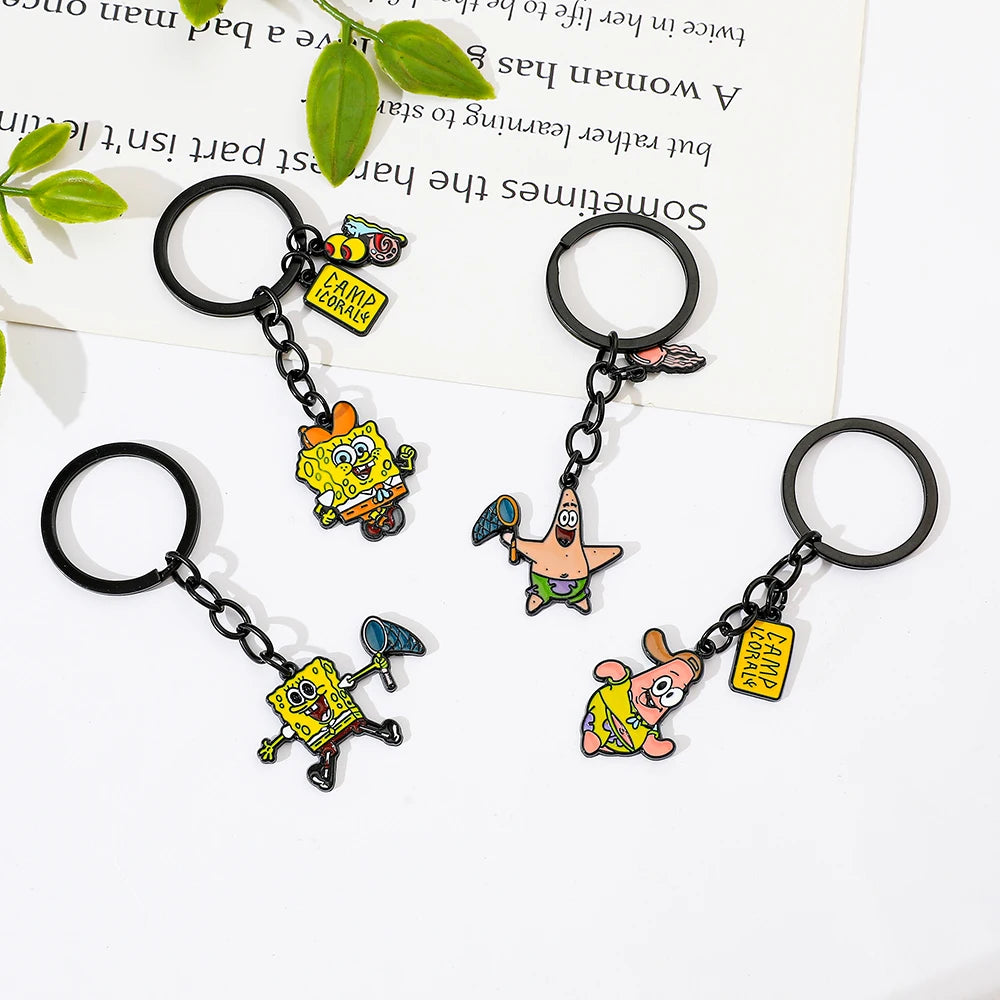 Anime SpongeBob SquarePants & Patrick Star Keychains - Image 5