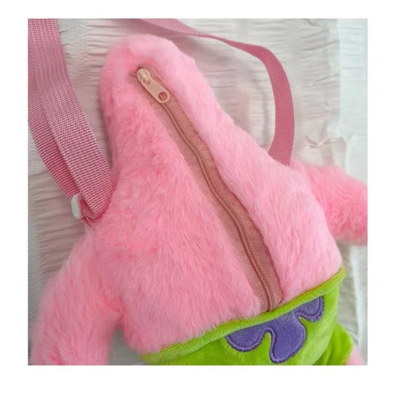 Patrick Cartoon Plush Shoulder Bag - Image 5