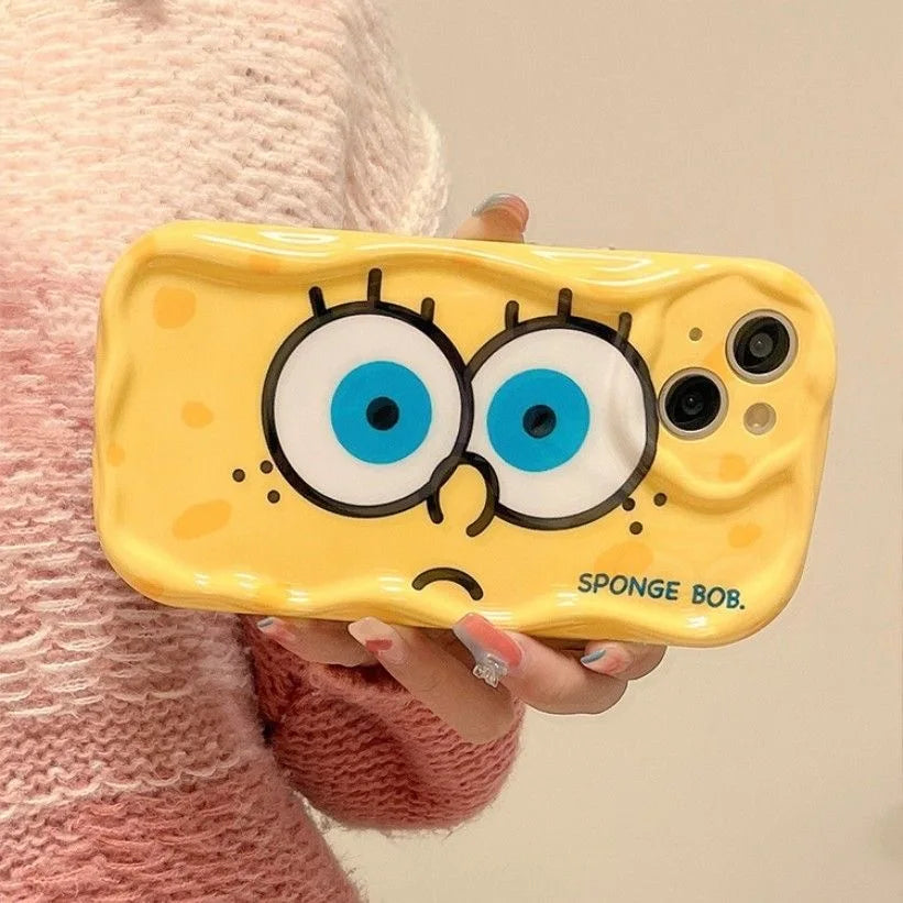 Kawaii SpongePatrick Cartoon TPU Soft Phone Case - Image 8