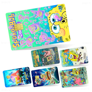 Cute SpongeBob Cartoon Game Film Cover Sticker