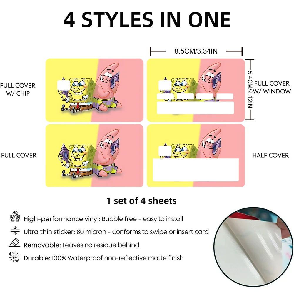 S-SpongeBob Cartoon Stickers - Image 4