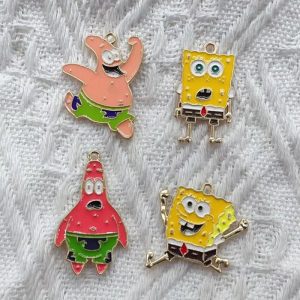10PCS SpongeBob & Patrick Star DIY Accessories