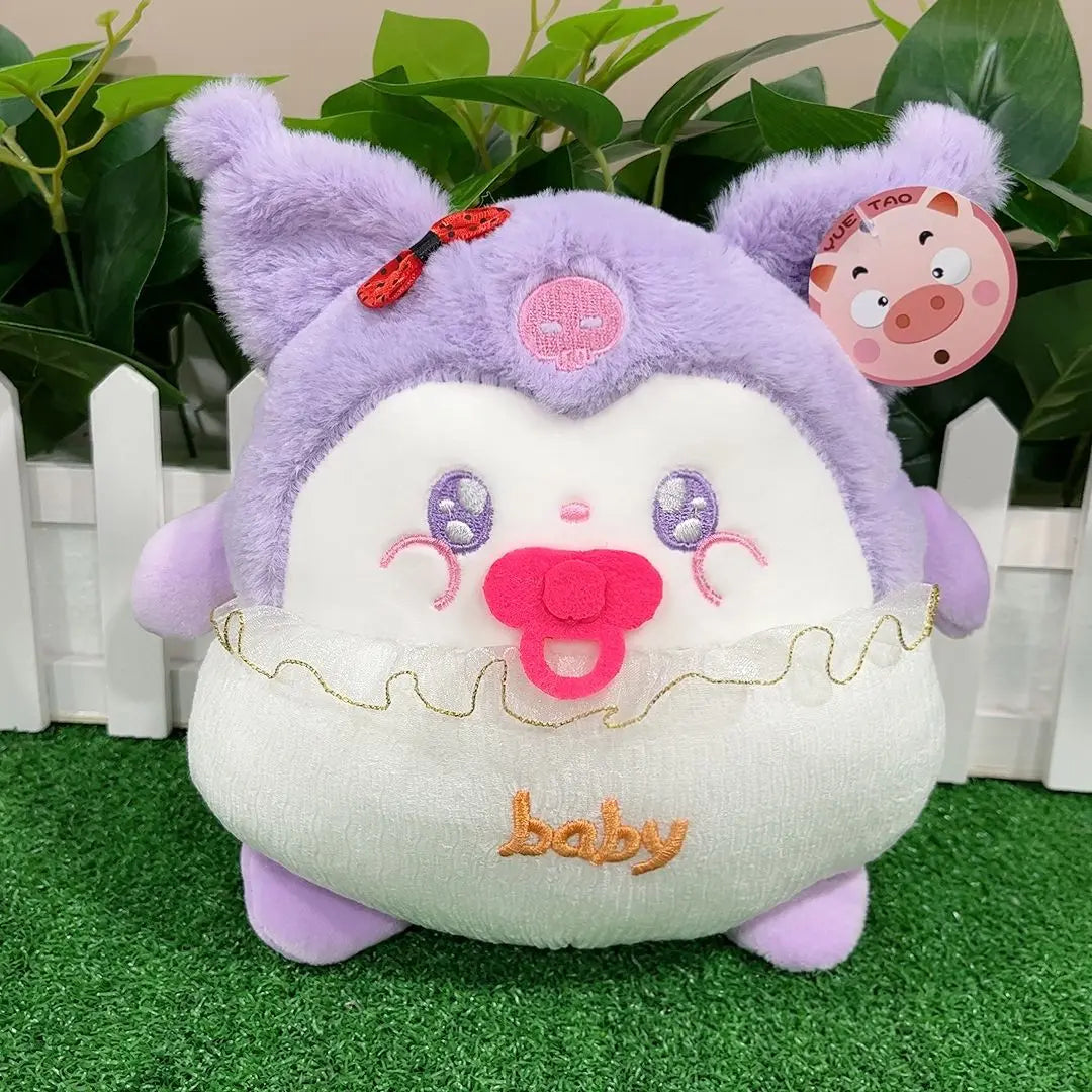 Cartoon SpongeBob & Patrick Star Plush Toy Keychain - Image 2