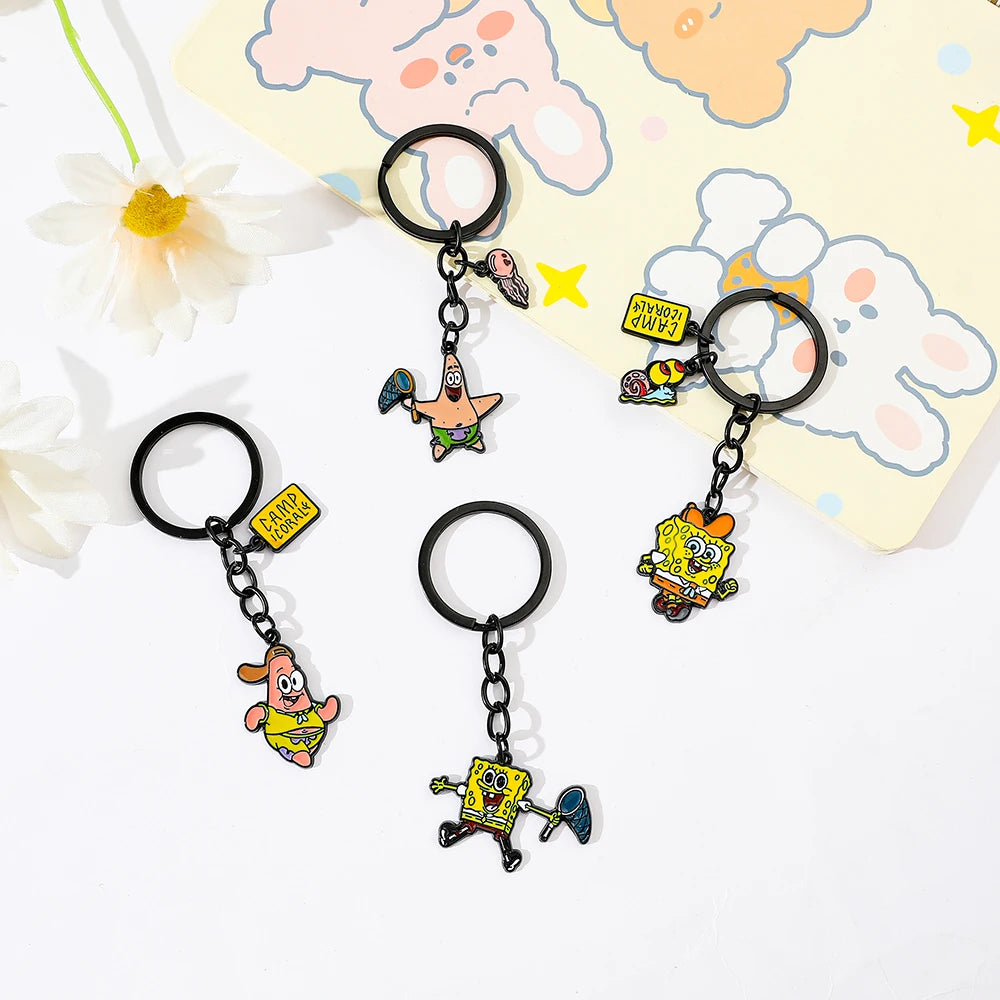Anime SpongeBob SquarePants & Patrick Star Keychains - Image 4