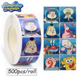 500PCS SpongeBob & Patrick Star Stickers