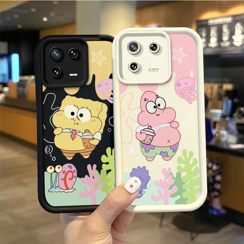 New S-SpongeBobs Couple Cute Phone Case - Image 2