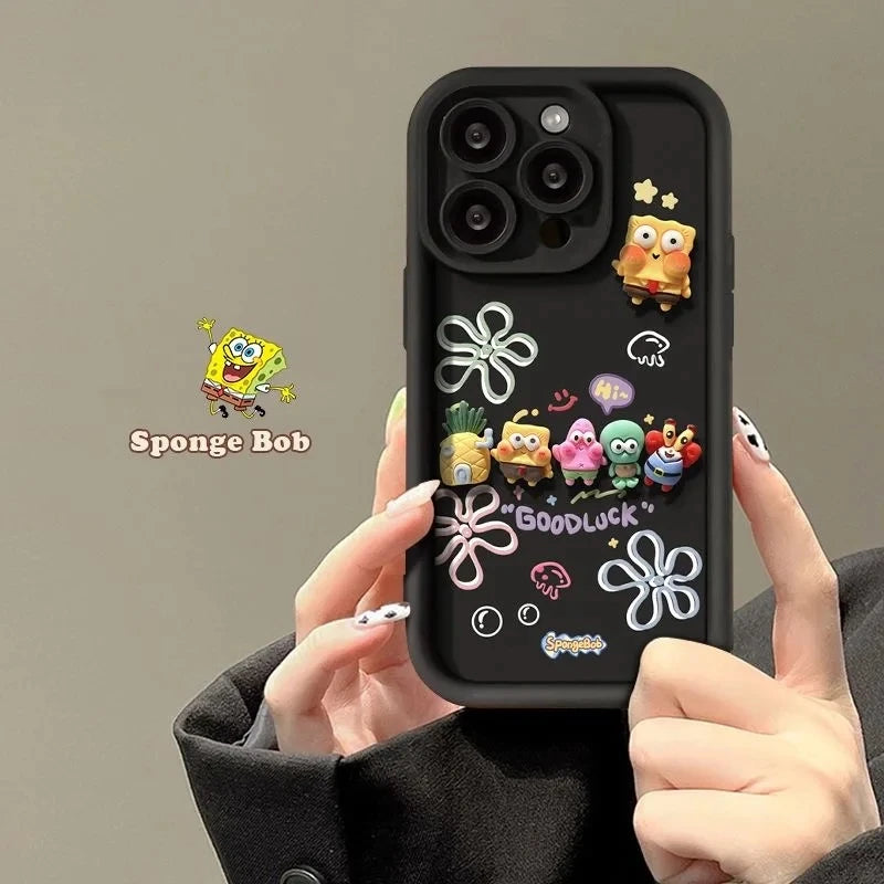 Cute SpongeBob Dolls Phone Case Cover - Image 10